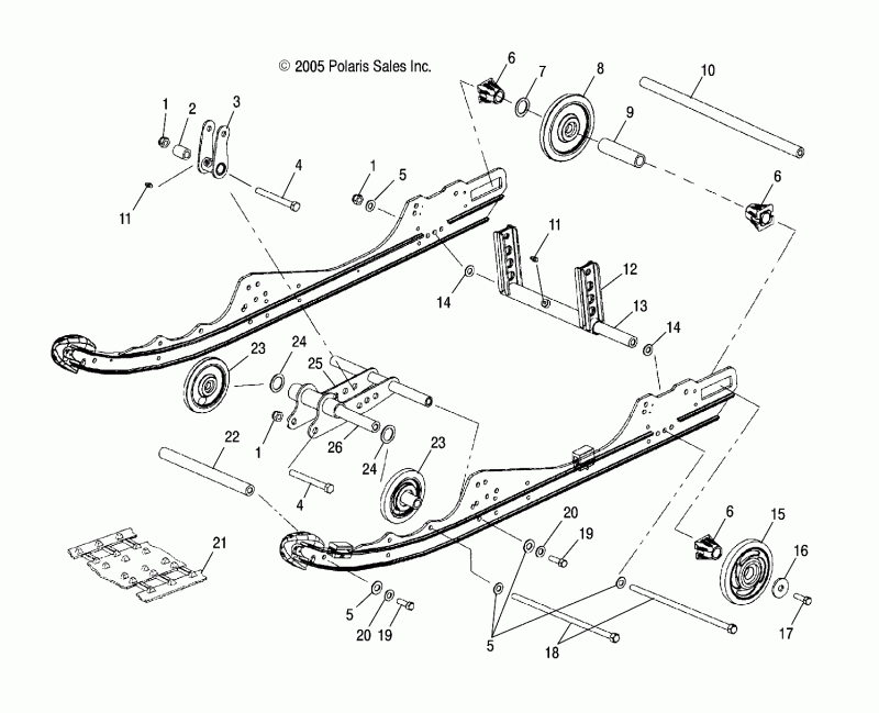 фото 7710444 Кольцо RING RETAINING на ролик1590387-070;1590388-070; 600-800 RMK;Switchbacri