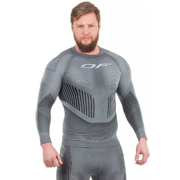 фото Термофутболка Dragonfly 3DTHERMO GREY с длинным рукавом (XL-XXL) 300206